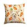 Hairless Palomino Chinese Crested Heirloom Fall Throw Pillow Decorative Indoor Outdoor Accent Cushion for Couch, Bed or Patio, 14Hx14W