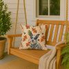 Blue Heeler Australian Cattle Dog Heirloom Fall Throw Pillow Decorative Indoor Outdoor Accent Cushion for Couch, Bed or Patio, 18Hx18W