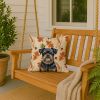 Black and Tan Brussels Griffon Heirloom Fall Throw Pillow Decorative Indoor Outdoor Accent Cushion for Couch, Bed or Patio, 18Hx18W