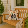 Parti Cocker Spaniel Heirloom Fall Throw Pillow Decorative Indoor Outdoor Accent Cushion for Couch, Bed or Patio, 18Hx18W