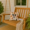 Parson Russell Terrier Heirloom Fall Throw Pillow Decorative Indoor Outdoor Accent Cushion for Couch, Bed or Patio, 14Hx14W