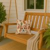 Corgi Heirloom Fall Throw Pillow Decorative Indoor Outdoor Accent Cushion for Couch, Bed or Patio, 14Hx14W
