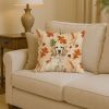 Lemon Belton English Setter Heirloom Fall Throw Pillow Decorative Indoor Outdoor Accent Cushion for Couch, Bed or Patio, 14Hx14W