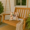 Liver and White Pointer Heirloom Fall Throw Pillow Decorative Indoor Outdoor Accent Cushion for Couch, Bed or Patio, 14Hx14W