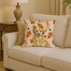 Lion Yellow Leonberger Heirloom Fall Throw Pillow Decorative Indoor Outdoor Accent Cushion for Couch, Bed or Patio, 14Hx14W