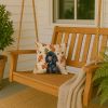 Standard Black Poodle Heirloom Fall Throw Pillow Decorative Indoor Outdoor Accent Cushion for Couch, Bed or Patio, 14Hx14W