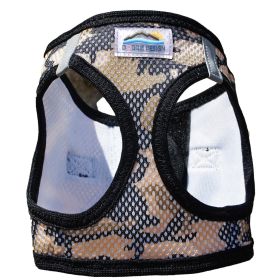 American River Choke Free Dog Harness Camouflage Collection (Color: Brown Camo, size: 2X/3X-Large)