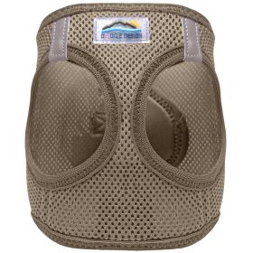American River Solid Ultra Choke Free Dog Harness (Color: Fossil Brown, size: 2X/3X-Large)