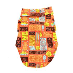 Hawaiian Camp Shirt (Color: Tiki, size: X-Large)